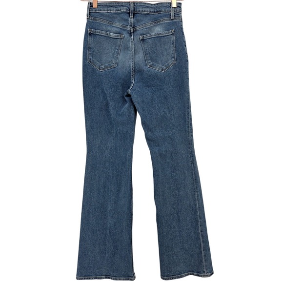 Old Navy Womens 8 Higher High Rise Flare Jeans in Clover NWT - Picture 5 of 16